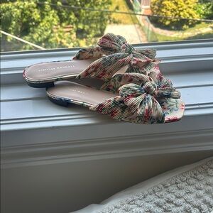 Loeffler Randall Floral Bow Sandals - Multicolor